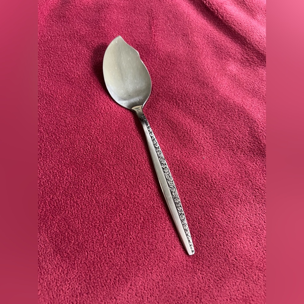 Vintage Coventry Bouquet stainless jelly/jam serving spoon